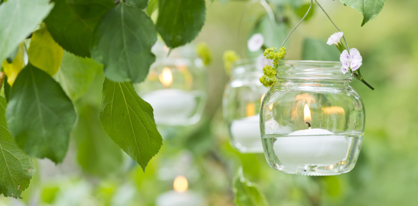 hanging jar lights